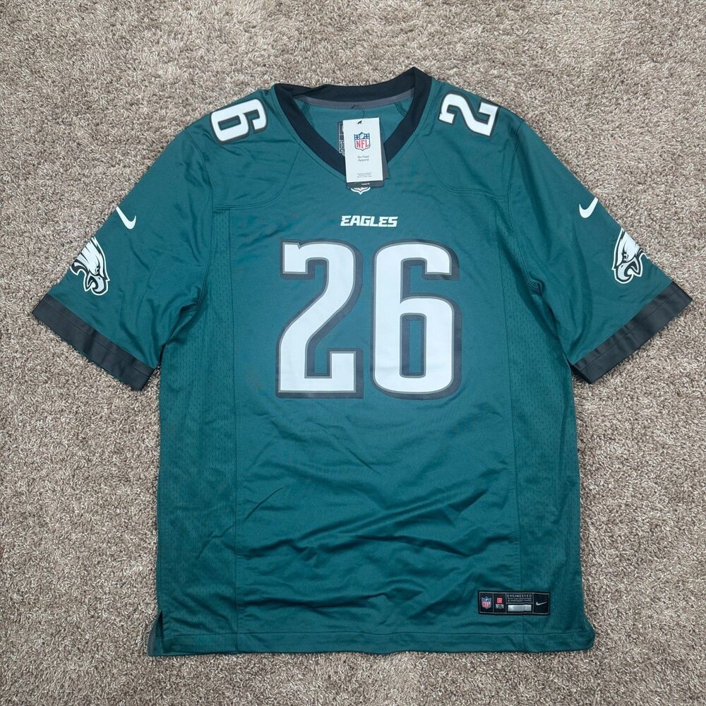 Nike Philadelphia Eagles Saquon Barkley Home Jersey Size XL